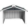 Sodo roboto vejapjovės garažas, antracito, 92x97x63cm, plienas