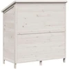Sodo Sandėlys Balta 106 x 56 x 113,5 cm Kietasis pušinis medis