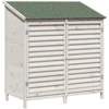 Sodo Sandėlys Balta 106 x 56 x 113,5 cm Kietasis pušinis medis