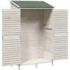 Sodo Sandėlys Balta 106 x 56 x 176,5 cm Kietasis pušinis medis