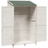 Sodo Sandėlys Balta 106,5 x 56 x 176 cm Kietasis pušinis medis