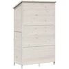 Sodo Sandėlys Balta 106,5 x 56 x 176 cm Kietasis pušinis medis