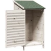 Sodo Sandėlys Balta 59 x 56 x 113,5 cm Kietasis pušinis medis