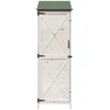 Sodo Sandėlys Balta 59,5 x 56 x 176,5 cm Kietasis pušinis medis