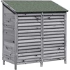 Sodo Sandėlys Pilka 106 x 56 x 113,5 cm Kietasis pušinis medis