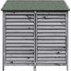 Sodo Sandėlys Pilka 106 x 56 x 113,5 cm Kietasis pušinis medis