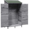Sodo Sandėlys Pilka 106 x 56 x 176,5 cm Kietasis pušinis medis