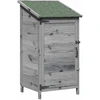 Sodo Sandėlys Pilka 59 x 56 x 113,5 cm Kietasis pušinis medis