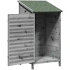 Sodo Sandėlys Pilka 59 x 56 x 113,5 cm Kietasis pušinis medis
