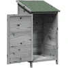 Sodo Sandėlys Pilka 59 x 56 x 113,5 cm Kietasis pušinis medis