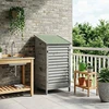 Sodo Sandėlys Pilka 59 x 56 x 113,5 cm Kietasis pušinis medis