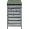 Sodo Sandėlys Pilka 59 x 56 x 113,5 cm Kietasis pušinis medis