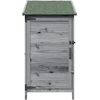 Sodo Sandėlys Pilka 59 x 56 x 113,5 cm Kietasis pušinis medis