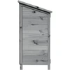 Sodo Sandėlys Pilka 59,5 x 56 x 113,5 cm Kietasis pušinis medis