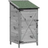 Sodo Sandėlys Pilka 59,5 x 56 x 113,5 cm Kietasis pušinis medis