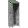 Sodo Sandėlys Pilka 59,5 x 56 x 176,5 cm Kietasis pušinis medis