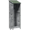Sodo Sandėlys Pilka 59,5 x 56 x 176,5 cm Kietasis pušinis medis