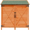 Sodo Sandėlys Ruda 106 x 56 x 113,5 cm Kietasis pušinis medis