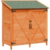 Sodo Sandėlys Ruda 106 x 56 x 113,5 cm Kietasis pušinis medis