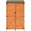 Sodo Sandėlys Ruda 106 x 56 x 176,5 cm Kietasis pušinis medis