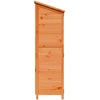 Sodo Sandėlys Ruda 106,5 x 56 x 176 cm Kietasis pušinis medis