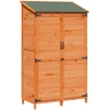 Sodo Sandėlys Ruda 106,5 x 56 x 176 cm Kietasis pušinis medis