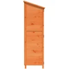 Sodo Sandėlys Ruda 59,5 x 56 x 176,5 cm Kietasis pušinis medis
