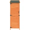 Sodo Sandėlys Ruda 59,5 x 56 x 176,5 cm Kietasis pušinis medis