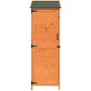 Sodo Sandėlys Ruda 59,5 x 56 x 176,5 cm Kietasis pušinis medis
