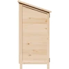 Sodo Sandėlys su stogu Natūrali 106,5 x 56 x 113,5 cm