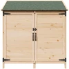 Sodo Sandėlys su stogu Natūrali 106,5 x 56 x 113,5 cm