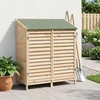 Sodo Sandėlys su stogu su saugykla Natūrali 106 x 56 x 113,5 cm