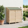 Sodo Sandėlys su stogu su saugykla Natūrali 106 x 56 x 113,5 cm