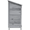 Sodo Sandėlys Pilka 106 x 56 x 113,5 cm Kietasis pušinis medis