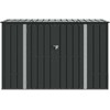 Sodo saugojimo dėžė Juoda 214 x 82 x 132 cm Plienas