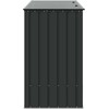 Sodo saugojimo dėžė Juoda 214 x 82 x 132 cm Plienas