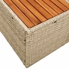Sodo sofa Smėlio 184 x 62 x 85cm poliratanas