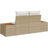 Sodo sofa Smėlio 184 x 62 x 85cm poliratanas
