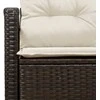 Sodo sofa su pagalve 120 x 62 x 69 cm poliratanas