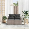 Sodo sofa su pagalve 120 x 62 x 69 cm poliratanas