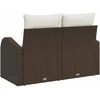 Sodo sofa su pagalve Ruda 124 x 62 x 69cm poliratanas