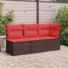 | Sodo sofa | su pagalve Ruda 172 x 62 x 69 cm Poli ratanas