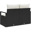 Sodo sofa su pagalve su saugykla 120 x 62 x 69 cm poliratanas