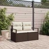 Sodo sofa su pagalve su saugykla 120 x 62 x 69 cm poliratanas