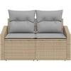 Sodo sofa su pagalve su saugykla 123 x 62 x 69 cm poliratanas