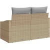 Sodo sofa su pagalve su saugykla 123 x 62 x 69 cm poliratanas