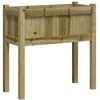Sodo sofos dalys su pagalvėlėmis, 2vnt., pušis, be porankių