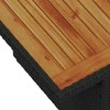 Sodo Sofų Rinkinys su pagalve 6 pcs Juoda poliratanas