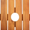 Sodo stalas, 88x88x74cm, akacijos medienos masyvas
