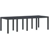 Oro sąlygoms atsparus sodo stalas Antracitas 250 x 100 x 73 cm